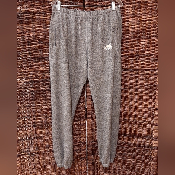 Roots Sweatpants Women's Large Gray Organic Cotton Loungewear Athleisure Joggers - Picture 2 of 9
